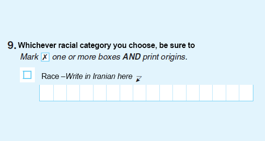 write in iranian explain