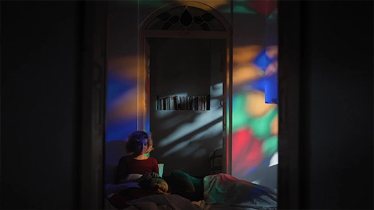 Still from The Friend’s House Is Here