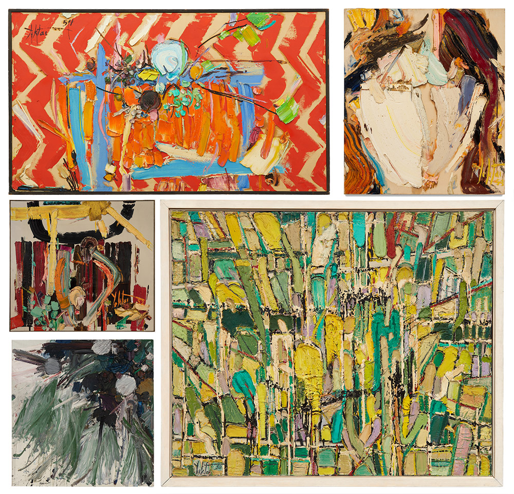 Manoucher Yektai painting